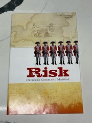 Risk The World Domination Game 2003 GAME BOARD & INSTRUCTIONS ONLY