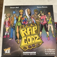 Rap Godz Board Game Brothers Kickstarter Special edition (see Description)