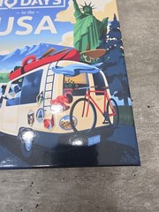 USAopoly 10 Days in The USA Family Road Trip Board Game Learn About US America