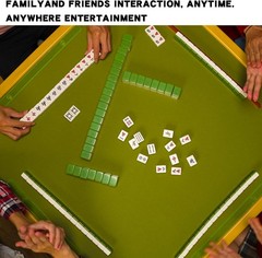 Mini Chinese Mahjong Set – 144Pcs Traditional Travel Game with Case, Portable Sm