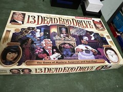 13 Dead End Drive Board Game Milton Bradley -Family Game Night Kids & Adults