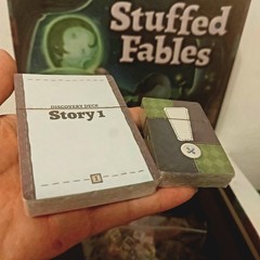 Stuffed Fables Adventure Book Game Complete W/Dice/Figures/4 Sealed Decks Z-Man