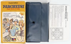 1980 Pocket Edition Parcheesi Royal Game Of India Complete w/ Box & Instructions