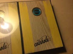 Coinhole by Hasbro – Tabletop Coin-Bouncing Party Drinking Game