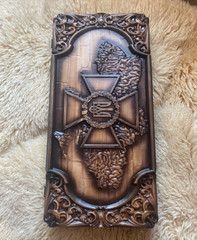 Artwork BACKGAMMON – ZCU Armed Forces of Ukraine – Large Wooden Nardy Wood Нарды