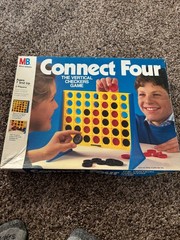 1986 Vintage CONNECT FOUR Game Milton Bradley 99% Complete – Only Missing Manual