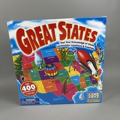 GREAT STATES BOARD GAME GOLD SEAL BEST TOY AWARD WINNER TRIVIA GEOGRAPHY NEW