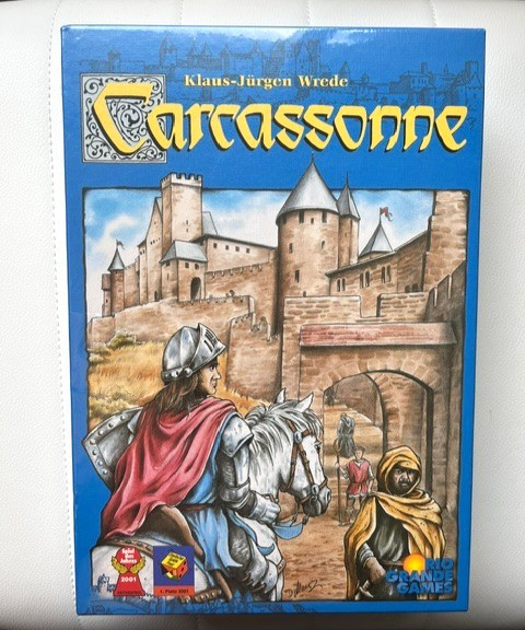 Carcassonne Game – Rio Grande Games – 2000 – Includes River Expansion
