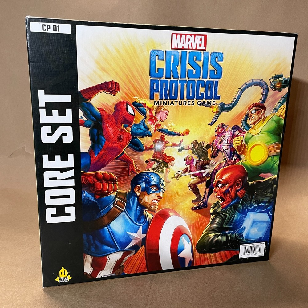 Marvel Crisis Protocol Miniatures Game Core Set New Unpunched Sealed In Open Box
