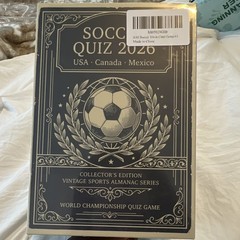 Soccer Quiz 2026 Collector’s Edition Sports Trivia Card Game 14+ 1+ Players