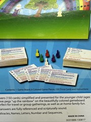 Ideal 2011 Children’s Bible Trivia Board Game Over 1000 Questions {152}