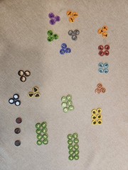 Dungeon Roll Dice Game with Winter Heroes Promo Pack TMG 2013 (1 Token Missing)
