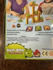 NEW SEALED 2010 Angry Birds Knock on Wood Game Mattel Complete Kids Play
