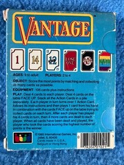 VANTAGE Strategy Card Game 1985 Uno International Games NEW Sealed