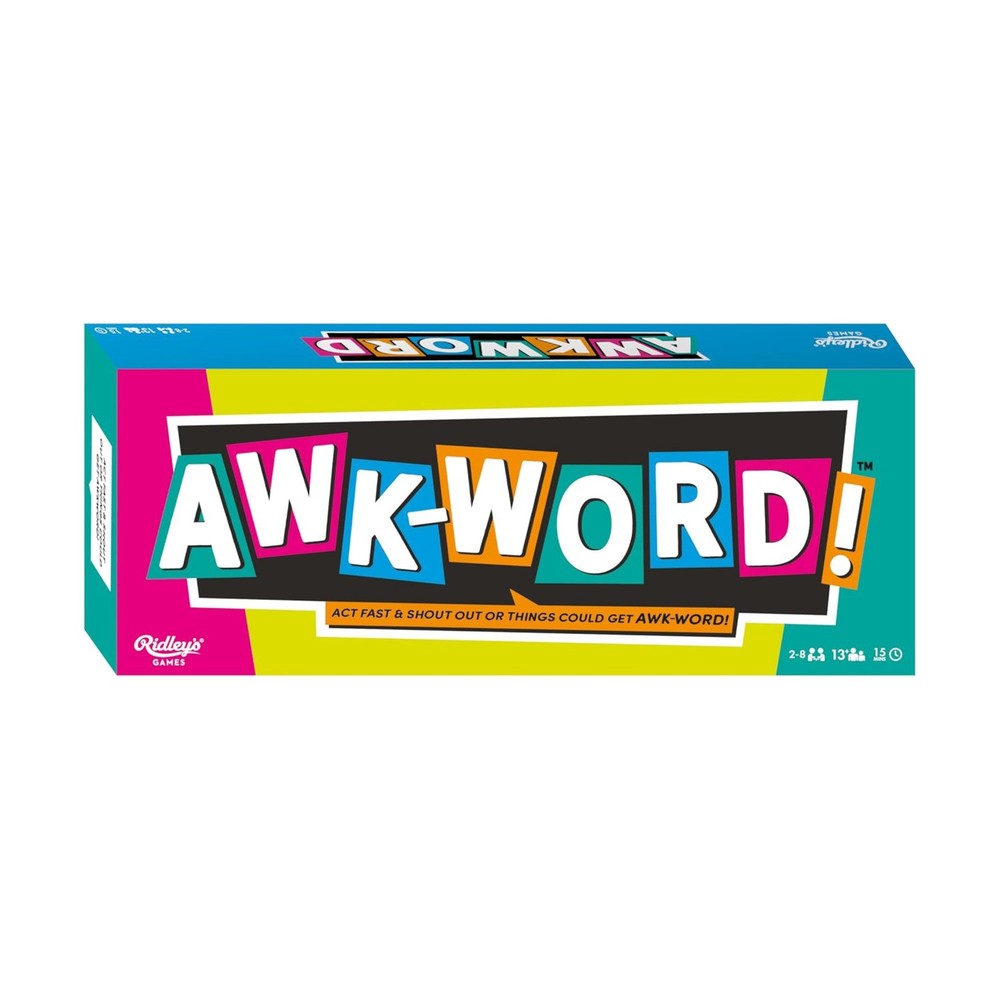 Ridley’s Games Board Game Awk-Word Box VG+/NM