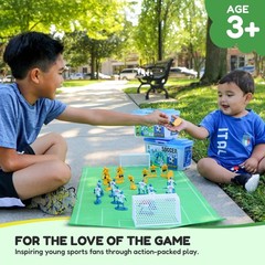 Kaskey Kids Soccer Guys, Navy Black vs. Blue White, 27 Pieces in Each Set, In…