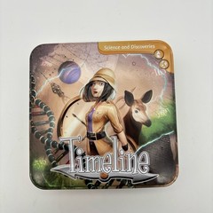 Timeline Science and Discoveries Card Game Asmodee Complete In Tin VG Condition