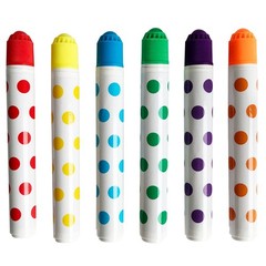 Yuanhe Bingo Daubers 6 Pack in Mixed Colors Marker Ink Bottle Set