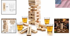 Tumbling Tower Party Game – 52 Pieces for Epic Fun & Competitive Nights