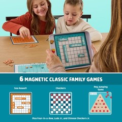 Games On the Go Tin Travel Game Set for Kids Ages 3-6+