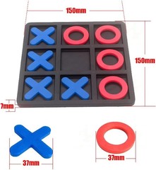 Tic Tac Toe Board Game, Tic Tac Toe Family Game, Classic Board Game, Portable