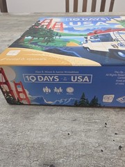 USAopoly 10 Days in The USA Family Road Trip Board Game Learn About US America