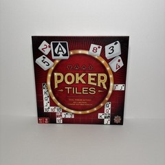 Masterpieces POKER TILES Board Game Strategy Tile Game Exciting Poker Action!
