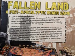 FALLEN LAND A Post-Apocalyptic Board Game 100% COMPLETE 2016