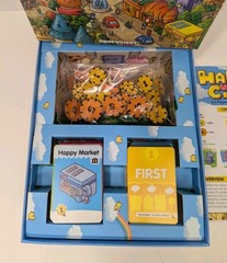 Happy City Gamewright Board Game Building Strategy COMPLETE / LIGHTLY PLAYED