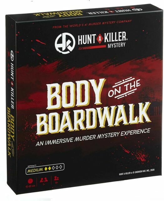 Hunt a Killer Body on the Boardwalk Immersive Murder Mystery Game