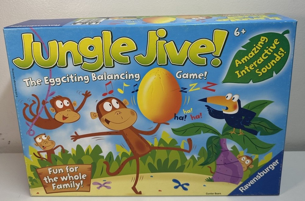 Jungle Jive COMPLETE WORKS Ravensburger 2010 Monkey Egg Balancing Kids Children
