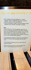 Sybarit Trivia Board Game Food And Drink After Dinner Party Game – Rare