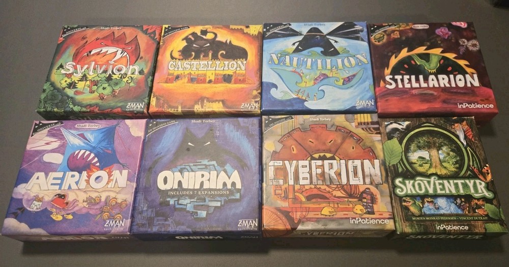 Oniverse Collection Lot – Onirim, Sylvion, Nautillion, etc. – Solo Board Games