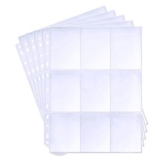 360 Pockets Binder Card Sleeves Double-Sided 9 Pocket 2.6×3.6 inch, 20 Pack