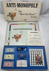 1973 Anti-Monopoly Game by Talicor Complete in Very Good Condition FREE SHIPPING