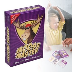 Moose Master Card Game,Crazy Party Game for All Ages,3-10 Players,Board Game JQ