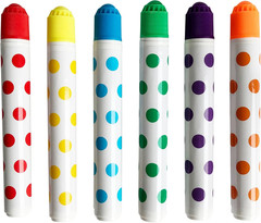 Bingo Daubers 6 Pack in Mixed Colors