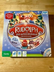 Rudolph the Red-Nosed Reindeer DVD Game Screenlife Family Holiday Board Game