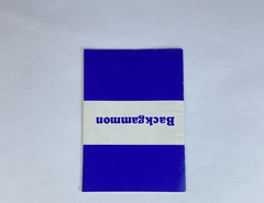 Vintage Backgammon Instruction Manual English French 7.5×5.5 1970s/80s