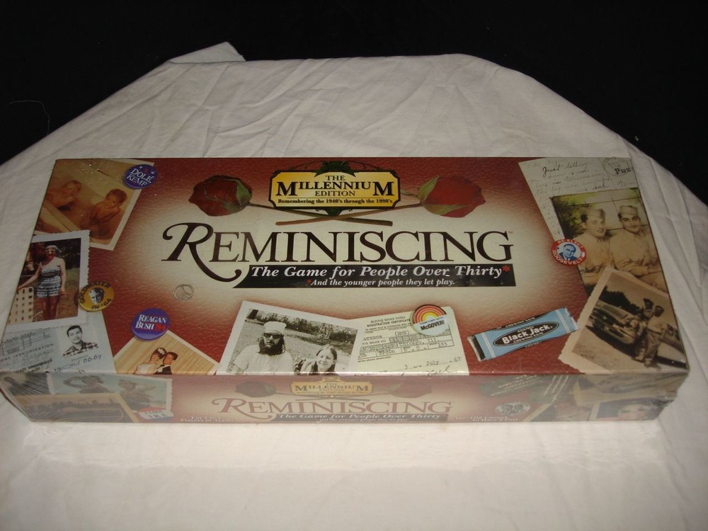 New Sealed Reminiscing Millennium Edition 1940’s thru 1990’s Board Game