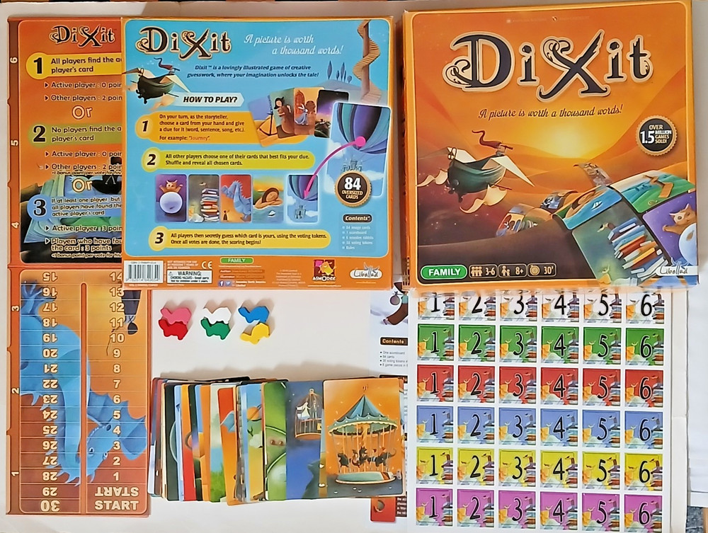 Dixit Board Game Complete Family Picture Storytelling Game Libellud Asmodee
