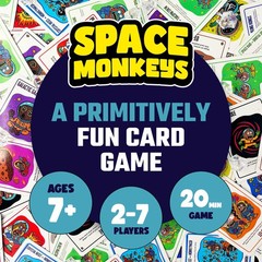 Space Monkeys Card Game – 2-7 Players – Ages 7+ – 20 Minutes to Play – High S…