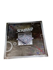 Scrabble Platinum Edition with Rotating Base 2010 Adult Collectible Board Game