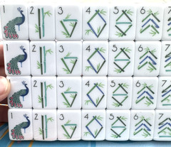 SIERRA 4 Layer Acrylic Mahjong Tiles Full American Set 160 Tiles US SELLER! NEW!