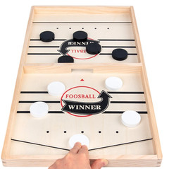 Fast Sling Puck Board Game Table Hockey Foosball Toys For Family Children*