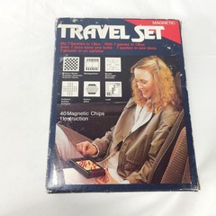 Vintage Magnetic Travel Game Set 7 In 1 Compact Board Games For Road Trip