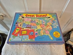 Great States Board Game International Playthings 2004 Complete