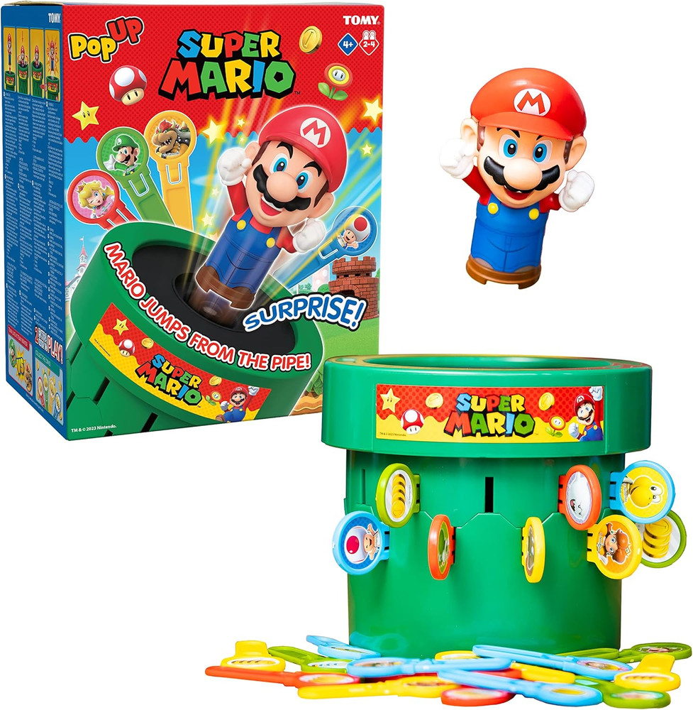 Pop up Super Mario Board Game – Family and Preschool Kids Games for Family Game