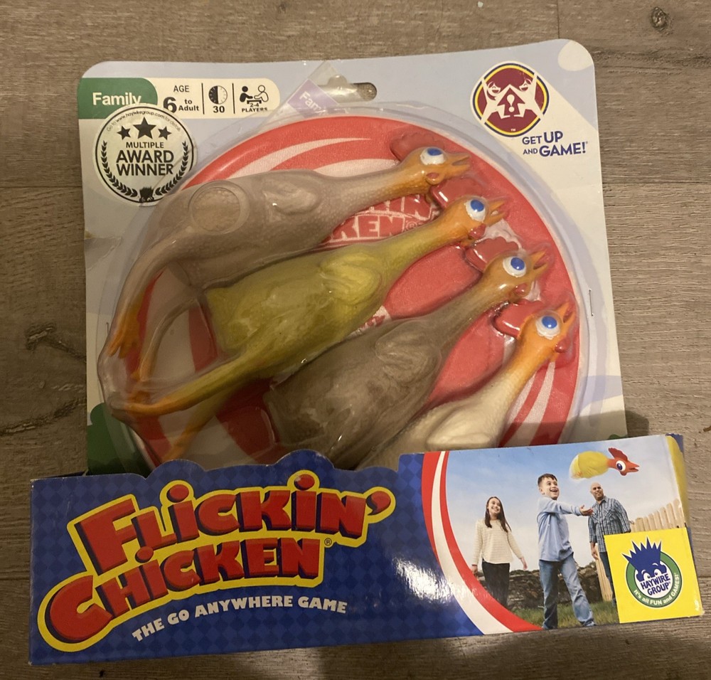 Flickin’ Chicken Game -Indoor/Outdoor Fun- 2014 Haywire Group NEW SEALED Family