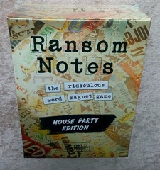 NEW SEALED Ransom Notes HOUSE PARTY EDITION The Ridiculous Word Magnet Game